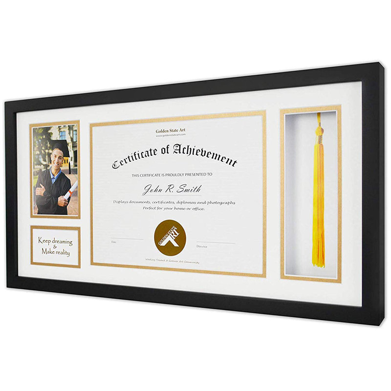 Dublin Shadow Box Diploma Tassel Holder Graduation Picture Frame